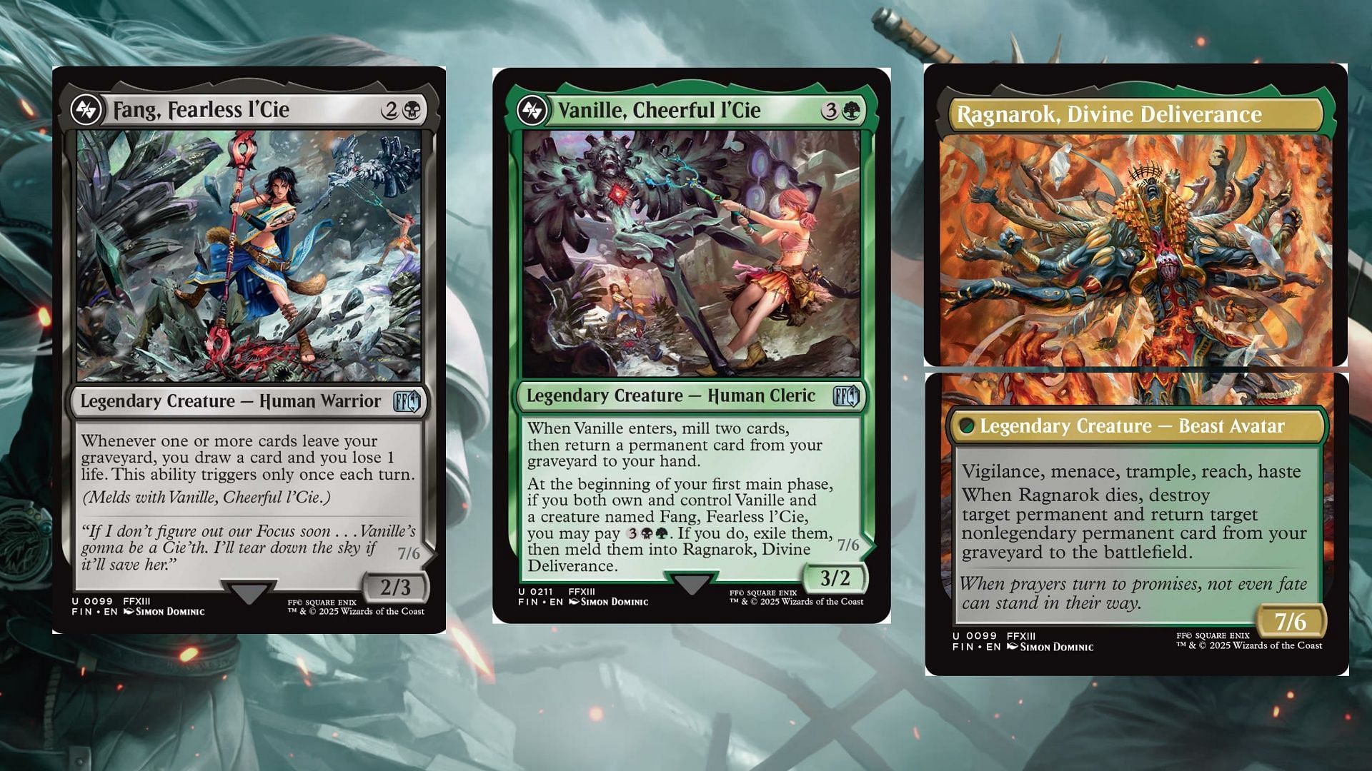 Behold, the one and only Meld card for the set: Ragnarok! (Image via Wizards of the Coast)